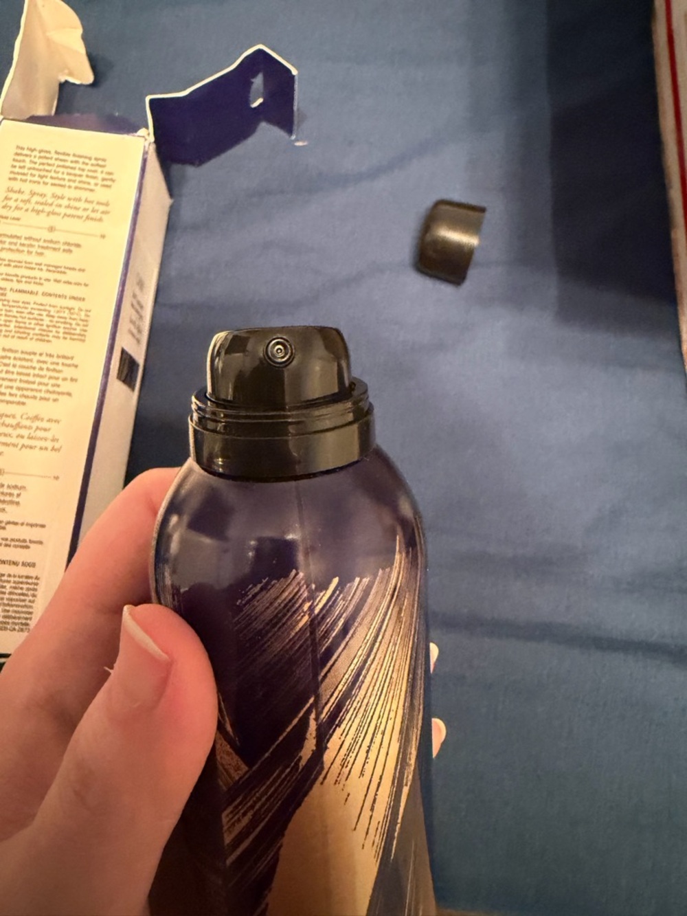Oribe Soft Lacquer Heat Styling Spray - Purple & Gold Bottle - Picture 3 of 3